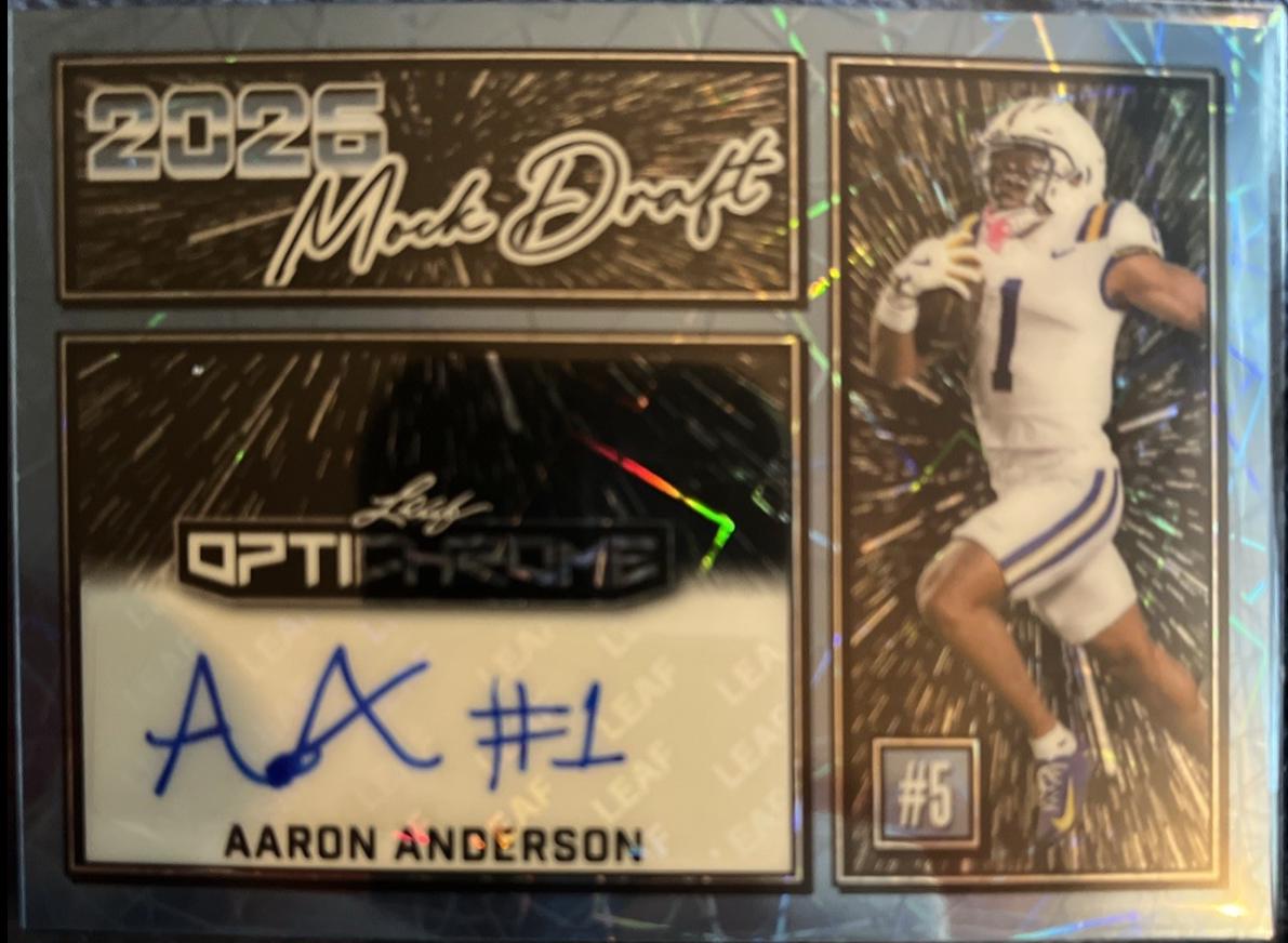 Aaron Anderson [Prismatic Green] #MA-AA1