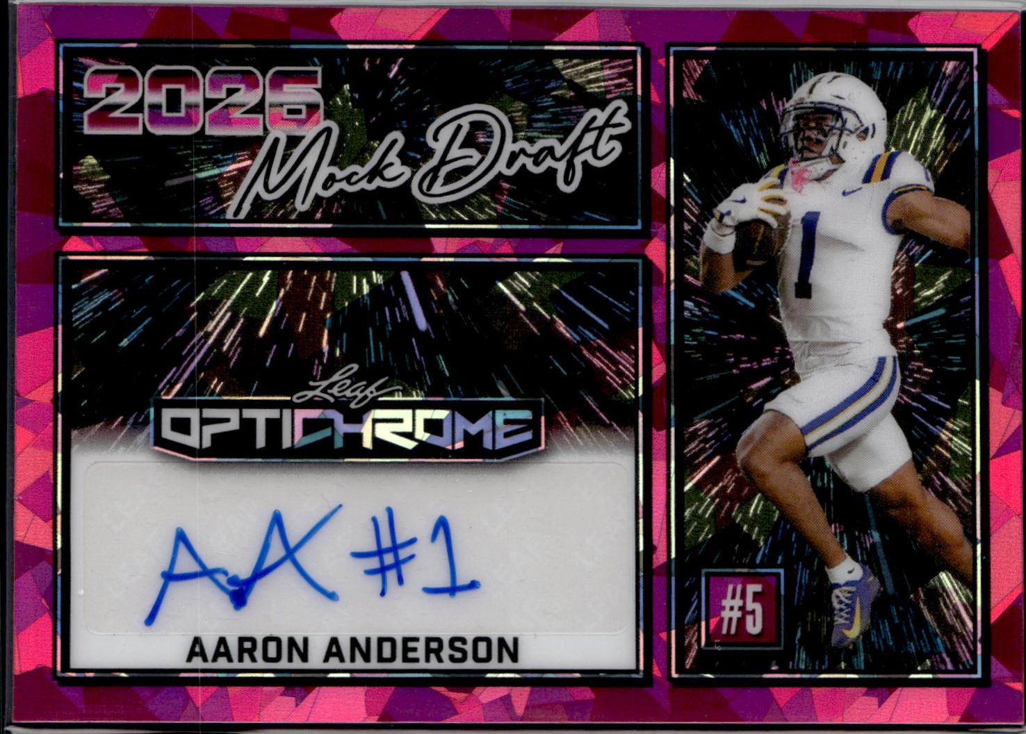 Aaron Anderson [Prismatic Pink] #MA-AA1