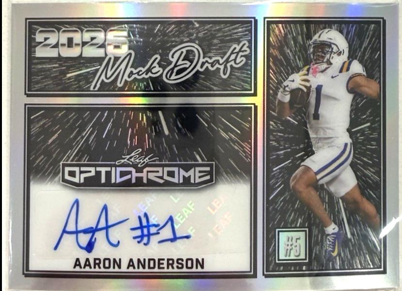 Aaron Anderson [Prismatic Silver] #MA-AA1