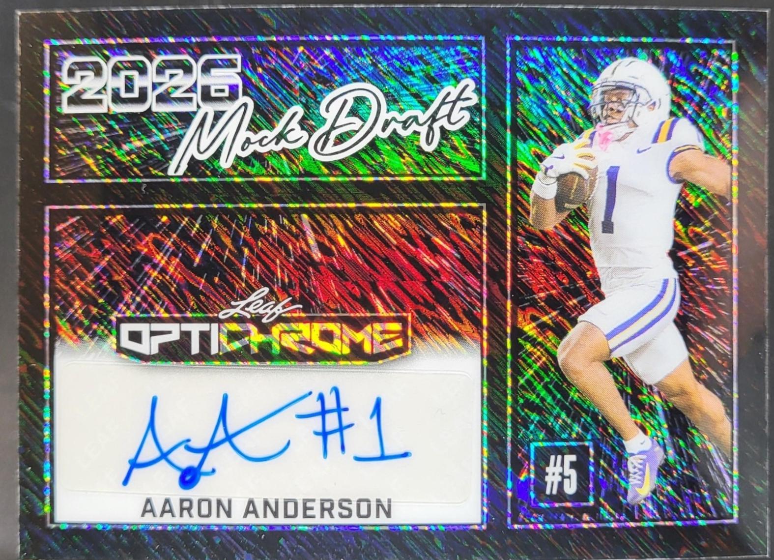 Aaron Anderson [Shimmer Black] #MA-AA1