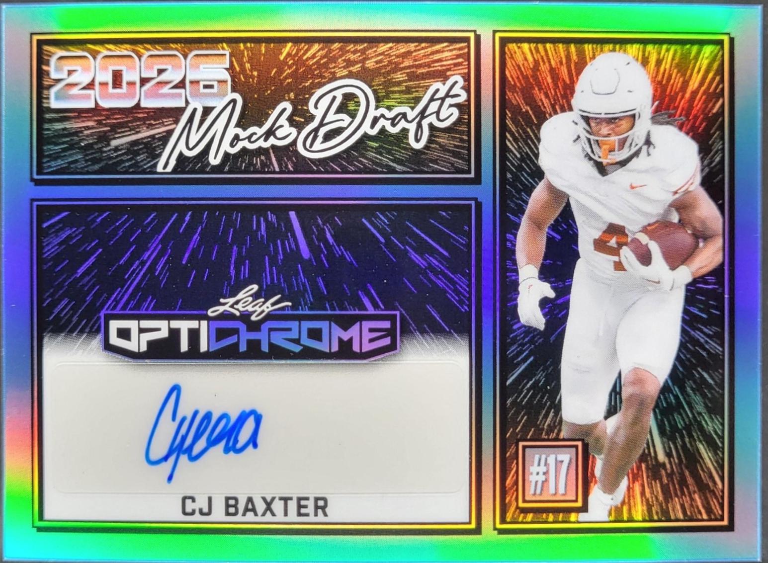 CJ Baxter [Prismatic Silver] #MA-CJB