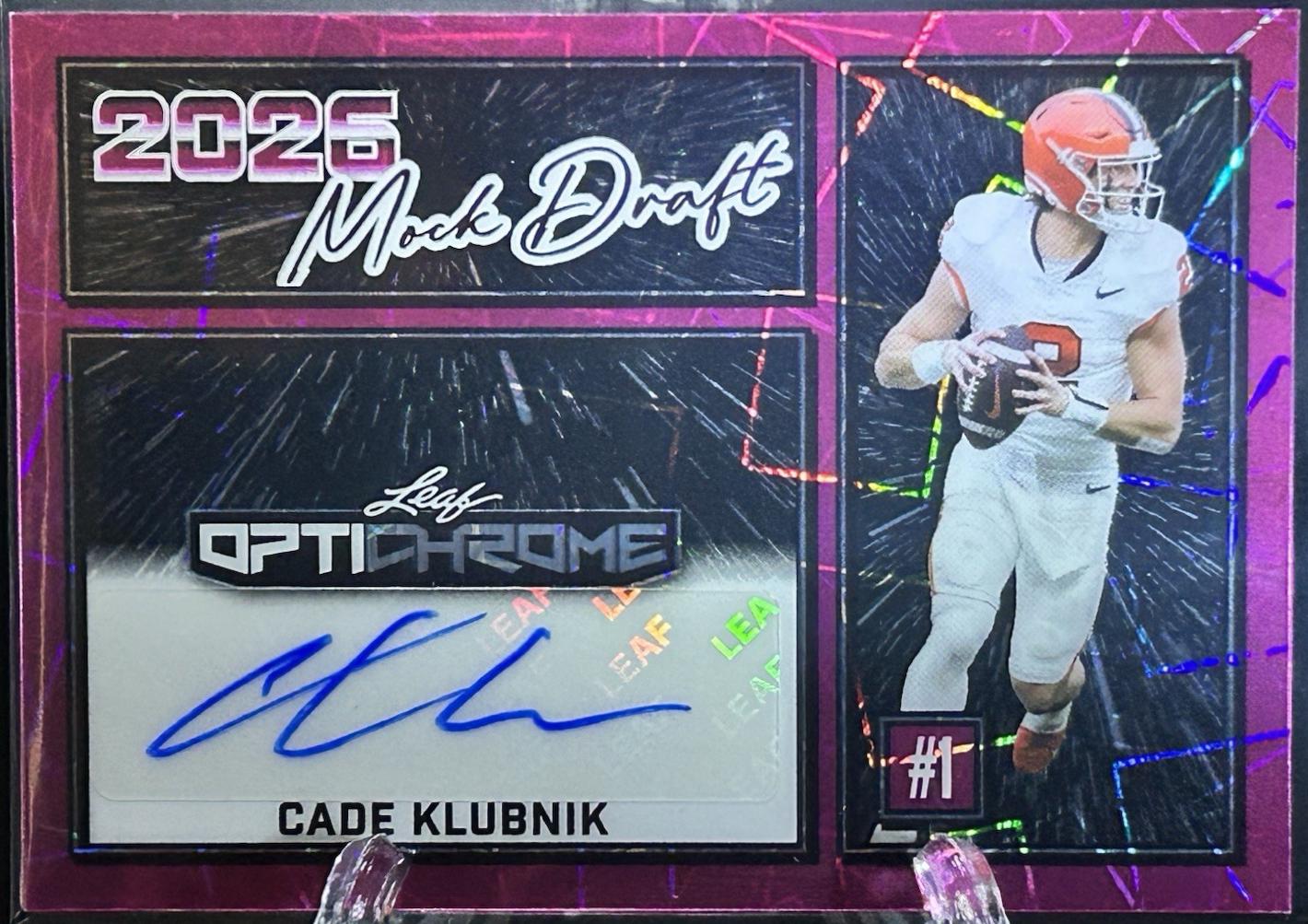 Cade Klubnik [Lazer Pink] #MA-CK1