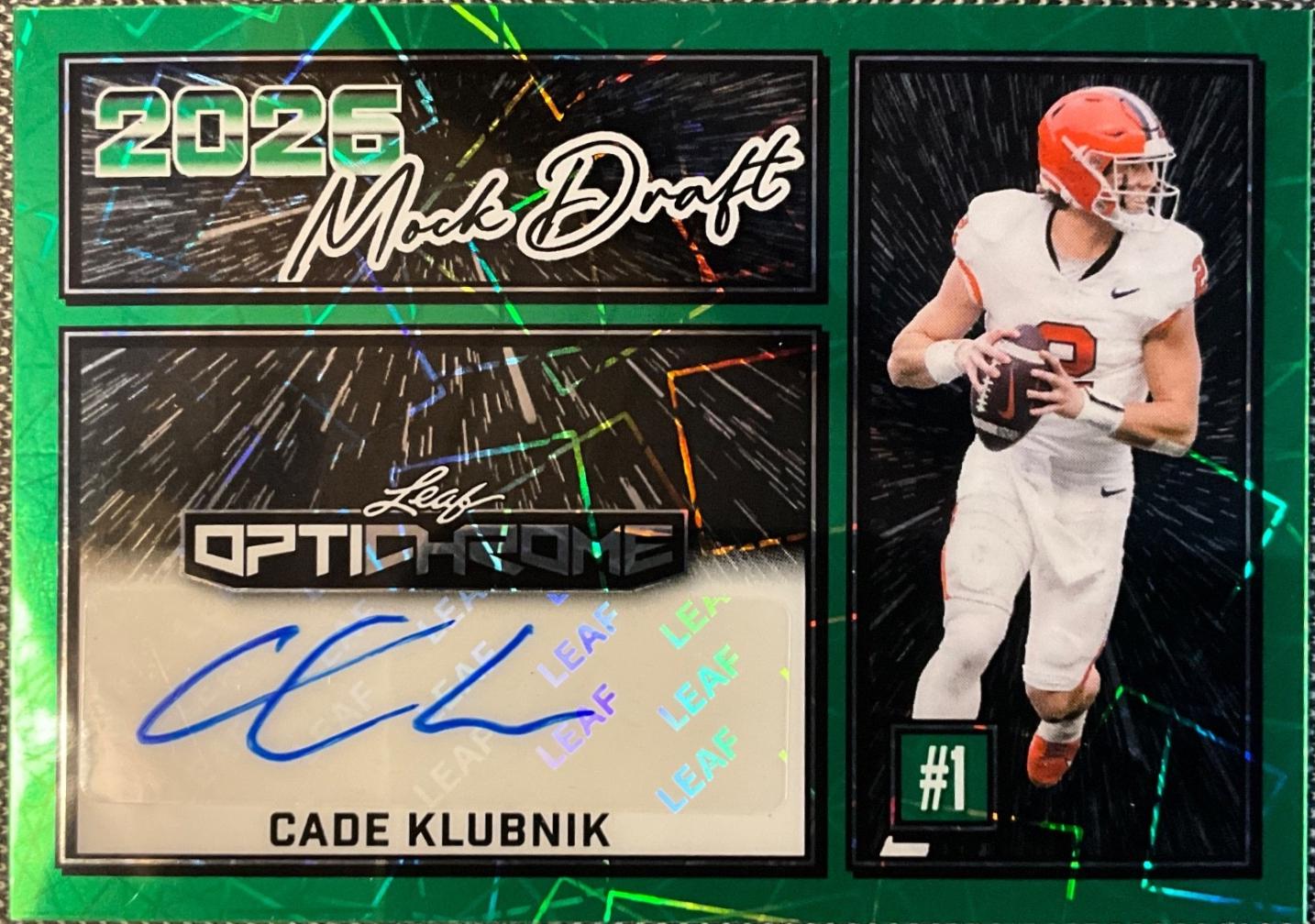 Cade Klubnik [Lazer Silver] #MA-CK1