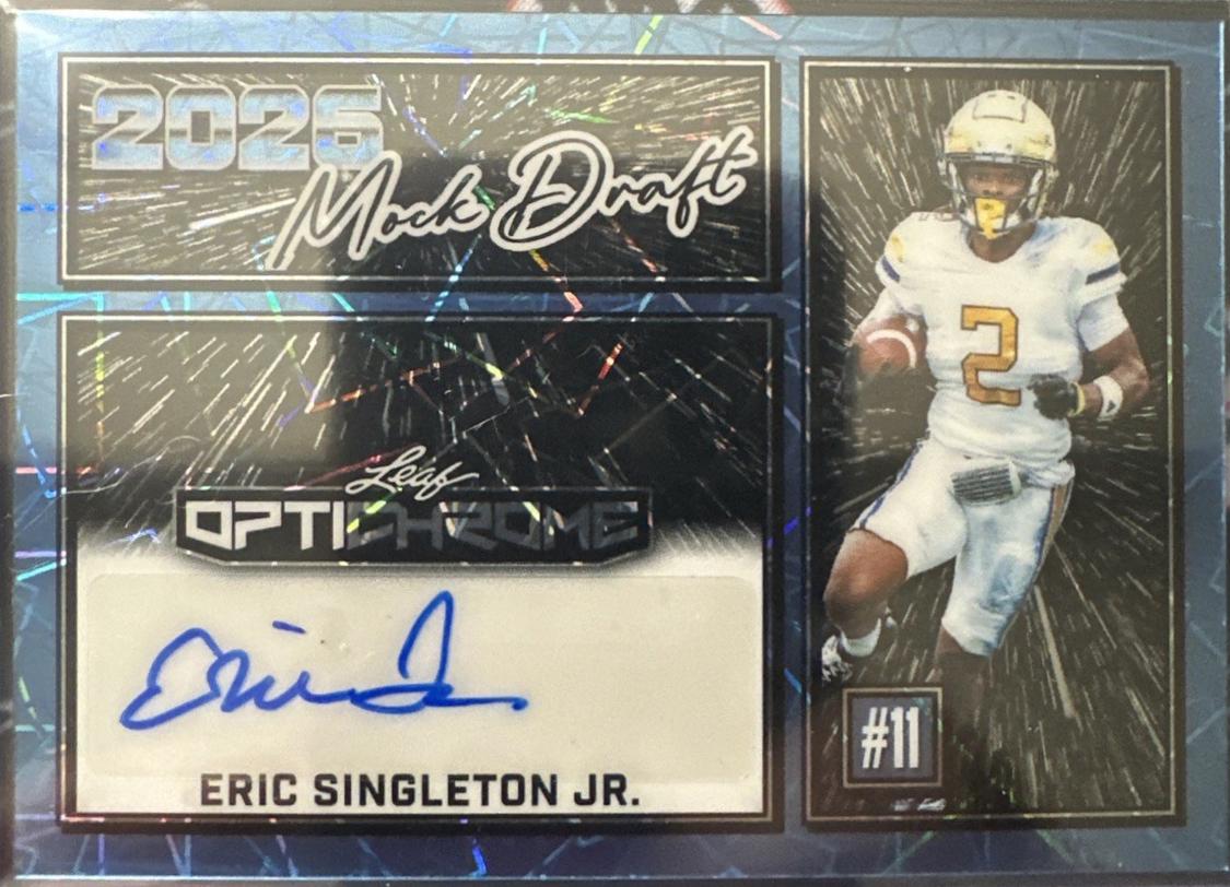 Eric Singleton Jr. [Lazer Blue] #MA-ESJ