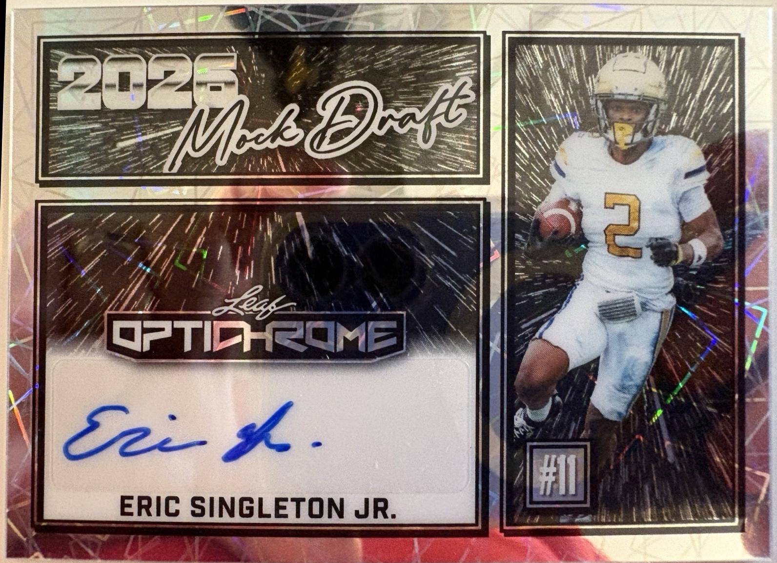 Eric Singleton Jr. [Lazer Silver] #MA-ESJ