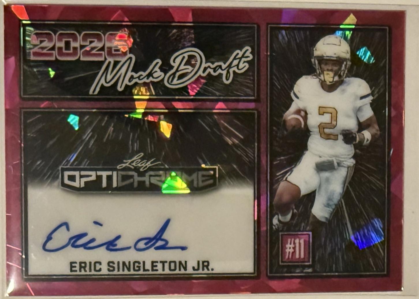Eric Singleton Jr. [Prismatic Pink] #MA-ESJ