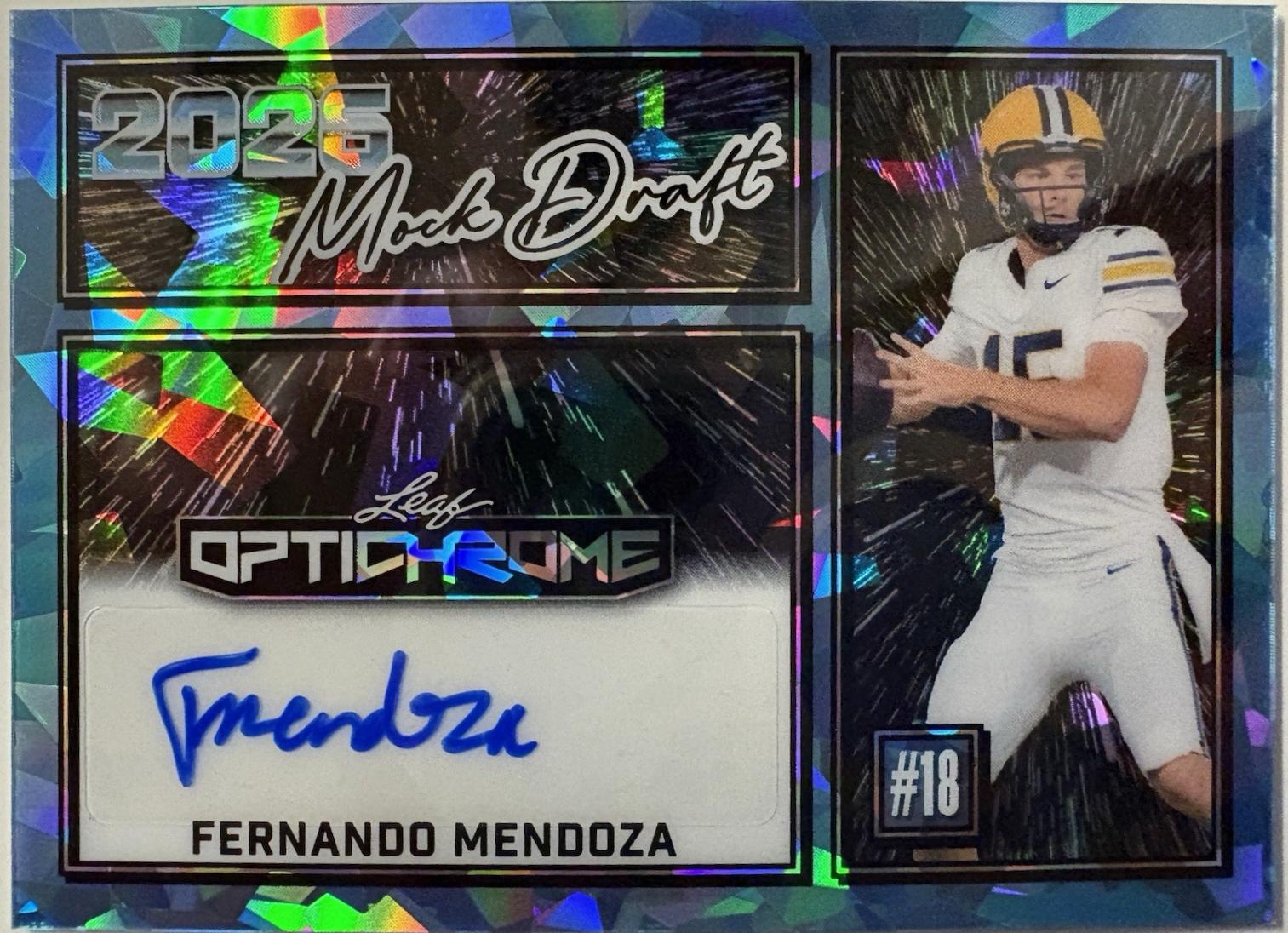 Fernando Mendoza [Crystal Blue] #MA-FM1