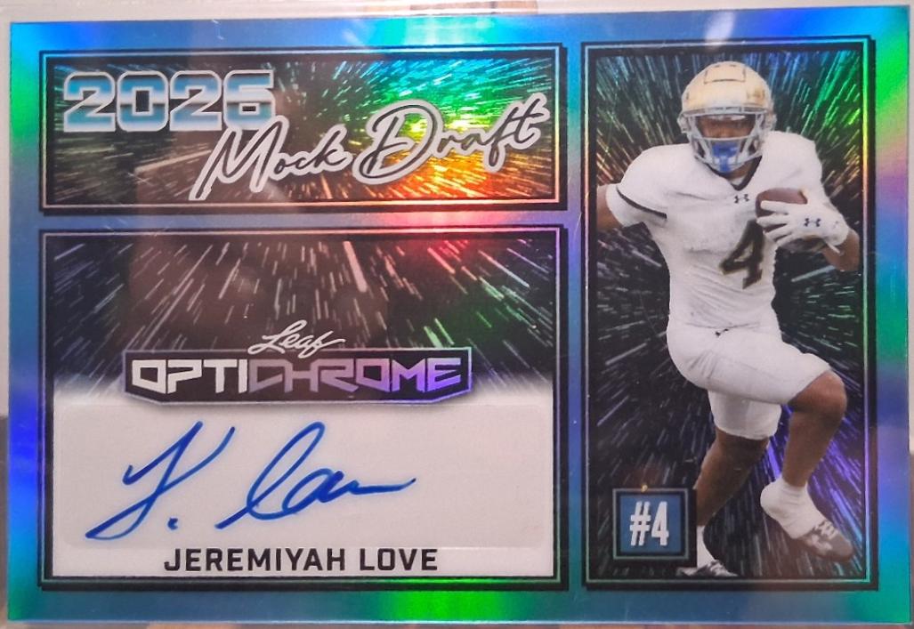 Jeremiyah Love [Prismatic Blue] #MA-JL1