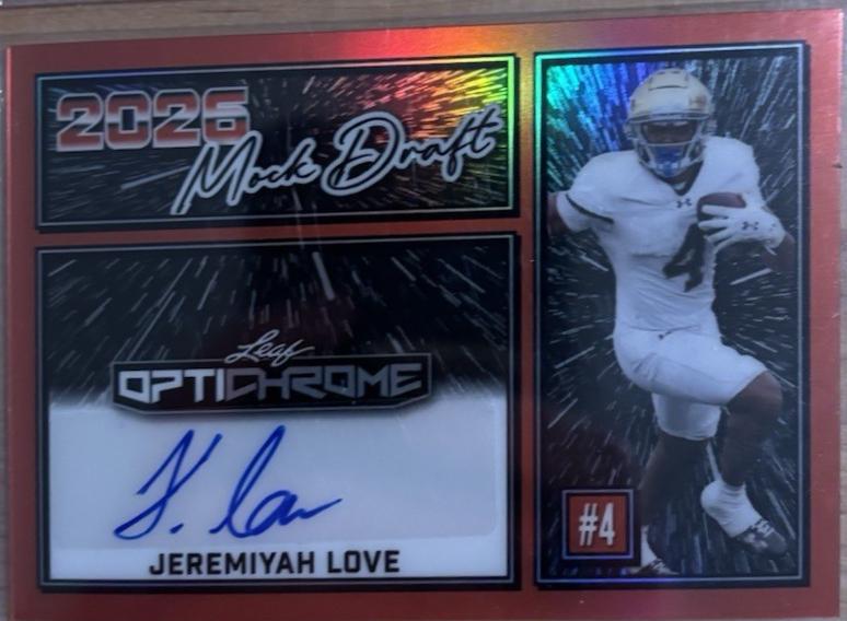 Jeremiyah Love [Prismatic Orange] #MA-JL1