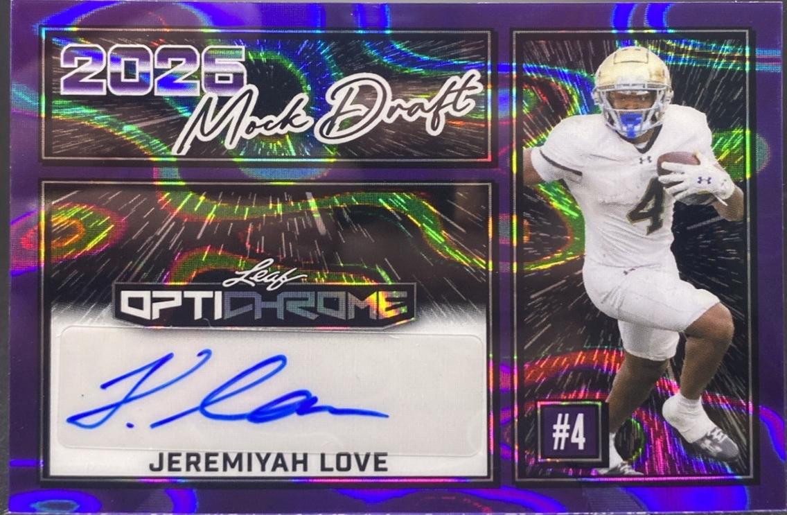 Jeremiyah Love [Prismatic Purple] #MA-JL1