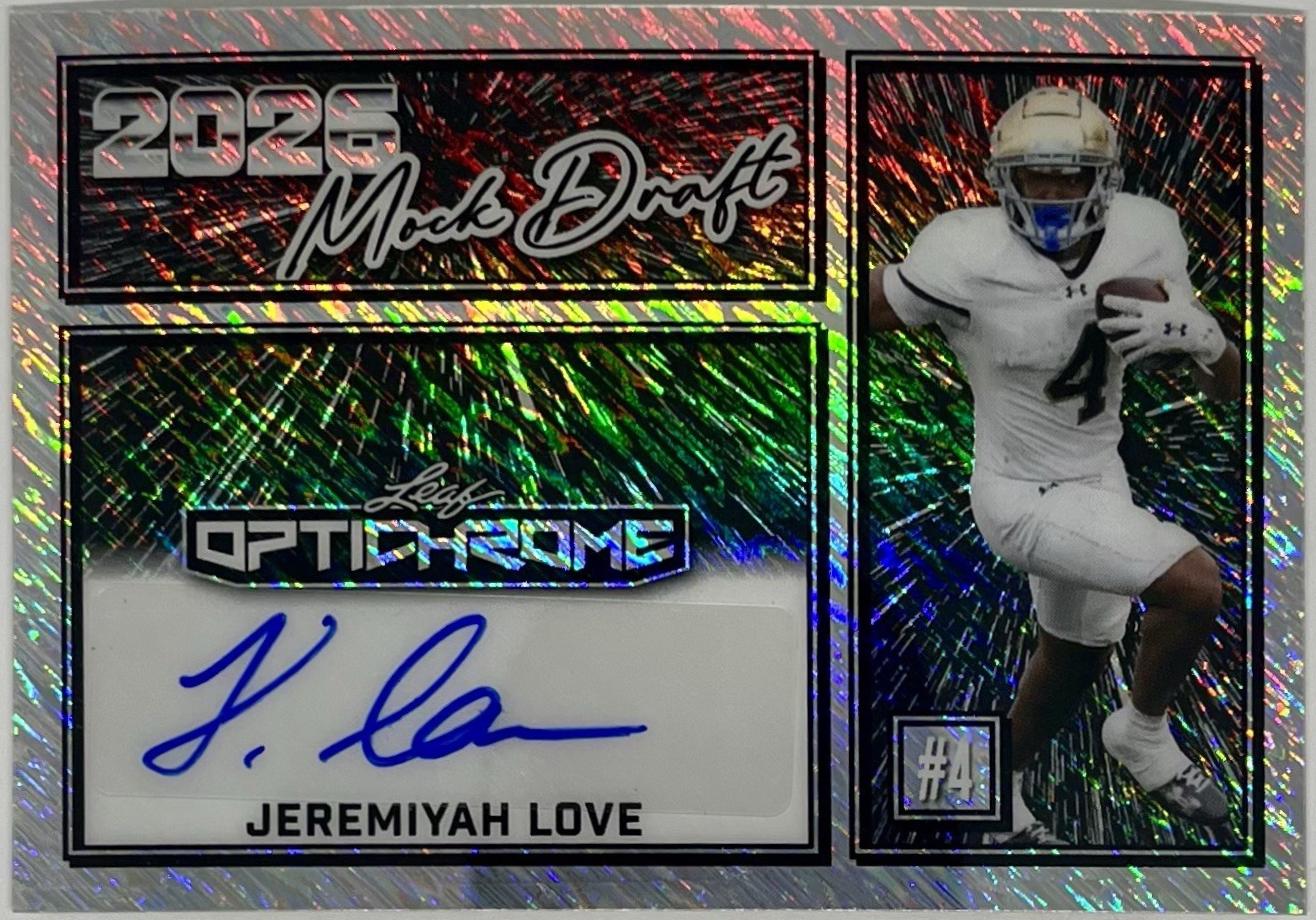 Jeremiyah Love [Prismatic Silver] #MA-JL1