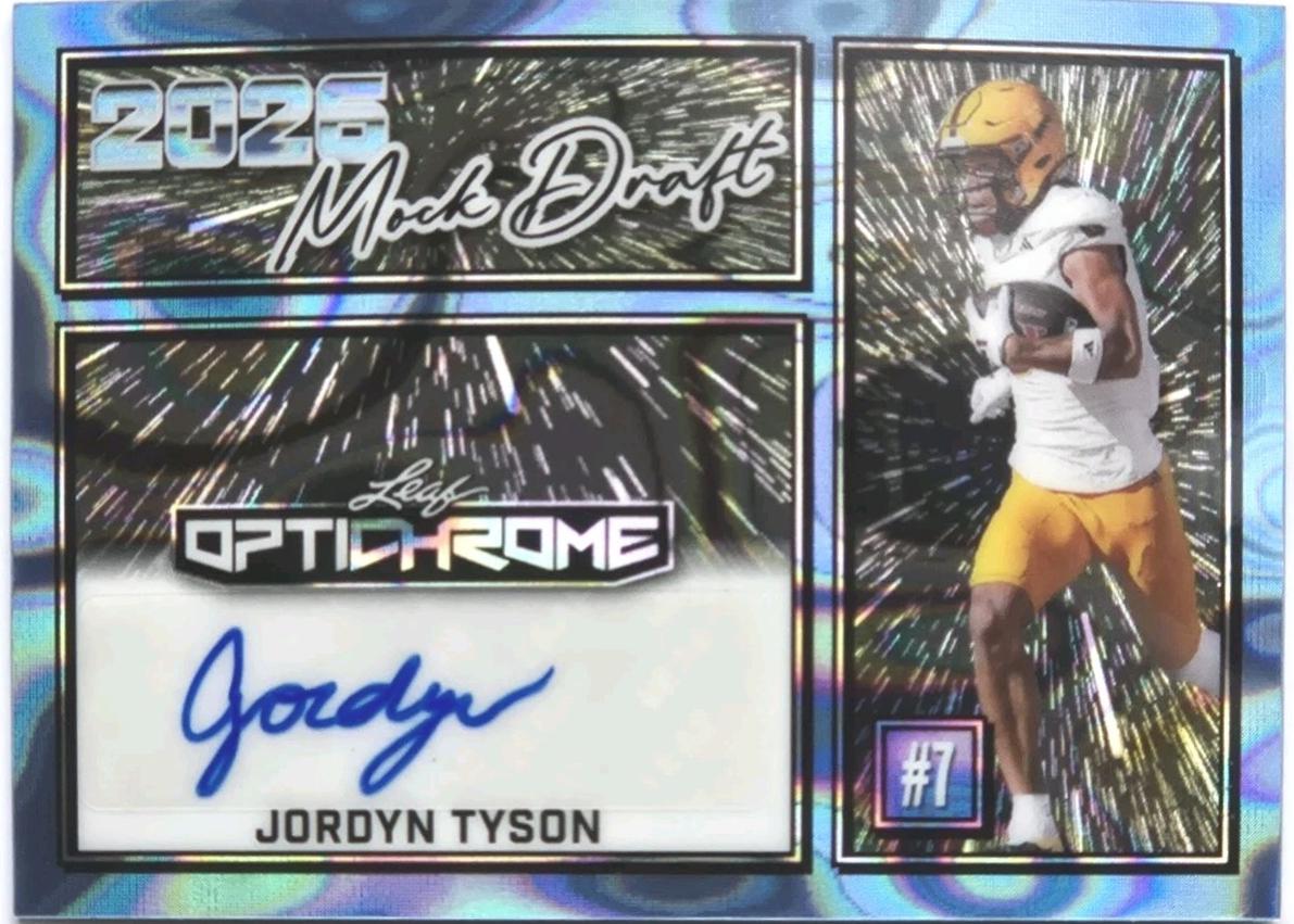 Jordyn Tyson [Lava Blue] #MA-JT1