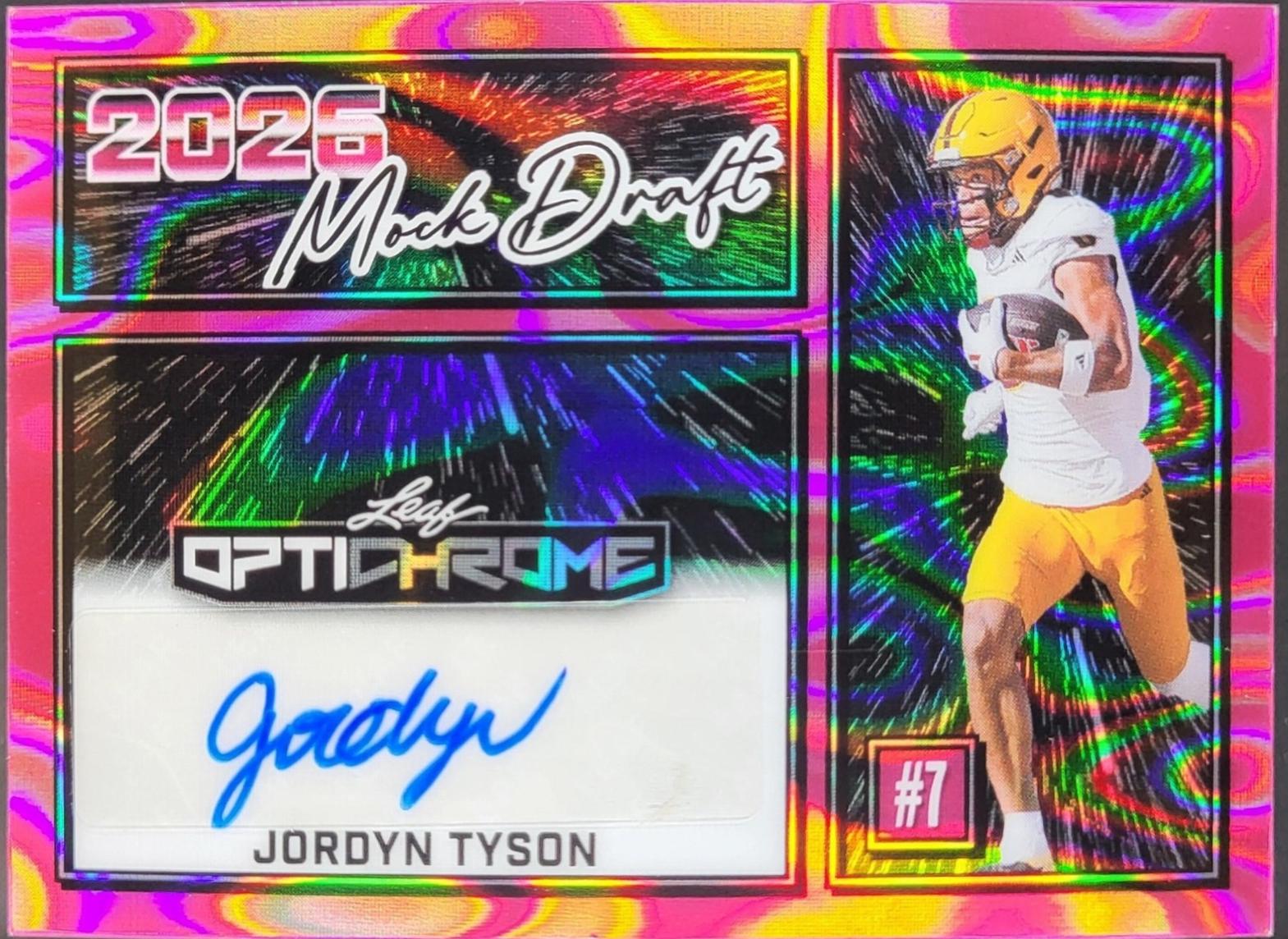 Jordyn Tyson [Lava Pink] #MA-JT1