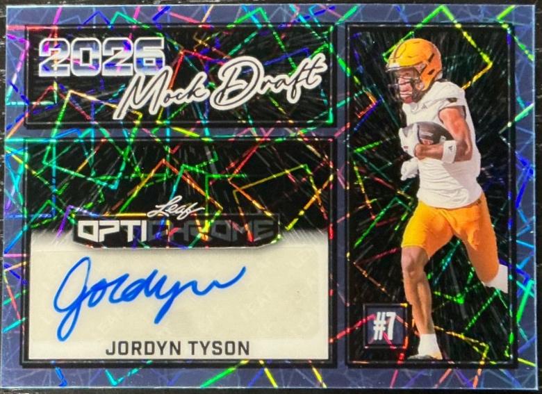 Jordyn Tyson [Lazer Blue] #MA-JT1