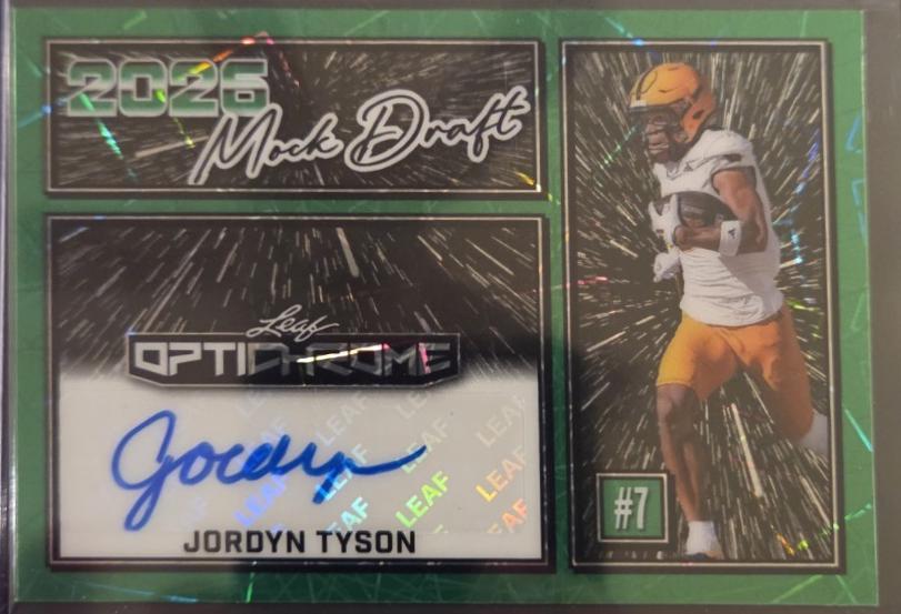 Jordyn Tyson [Lazer Green] #MA-JT1