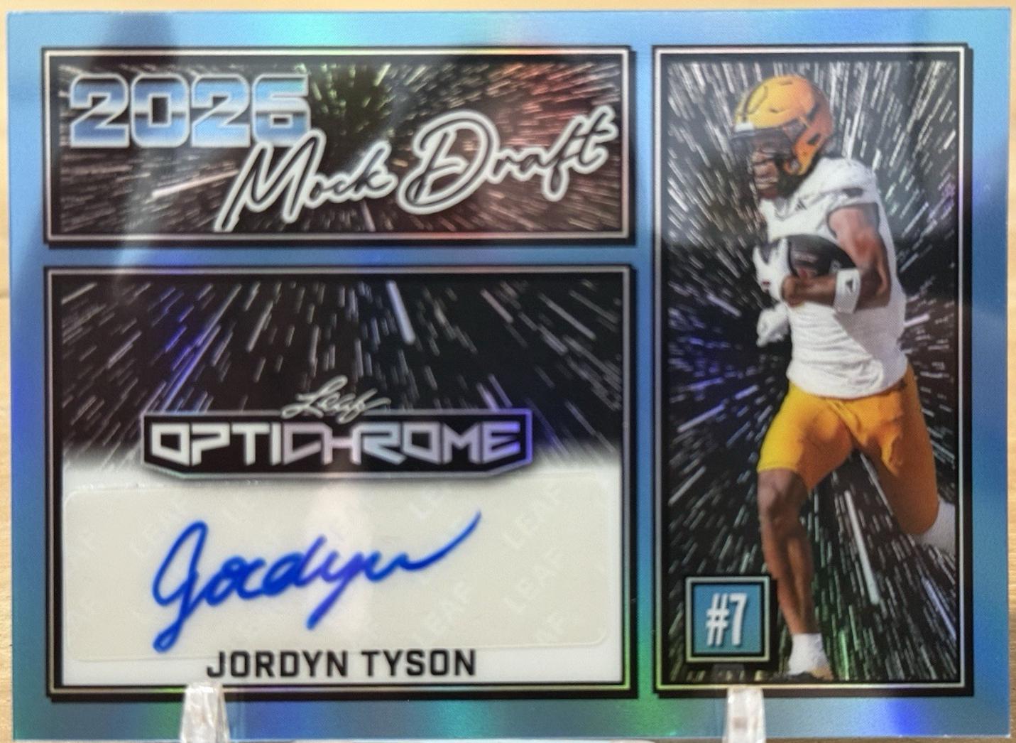 Jordyn Tyson [Prismatic Blue] #MA-JT1