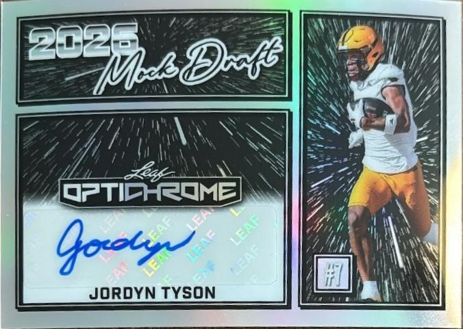 Jordyn Tyson [Prismatic Silver] #MA-JT1