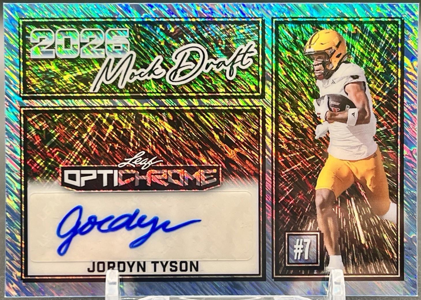 Jordyn Tyson [Shimmer Blue] #MA-JT1