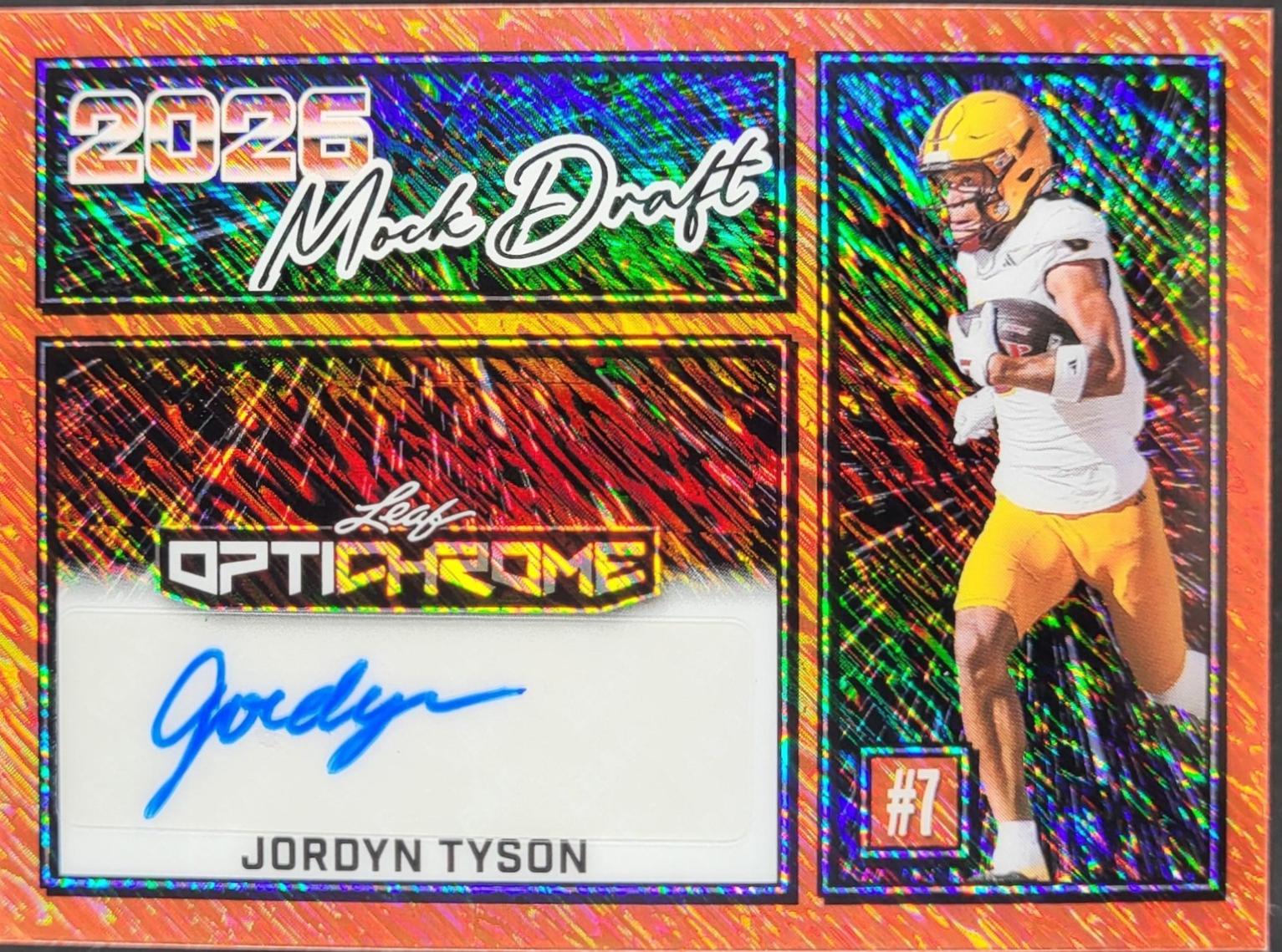 Jordyn Tyson [Shimmer Orange] #MA-JT1