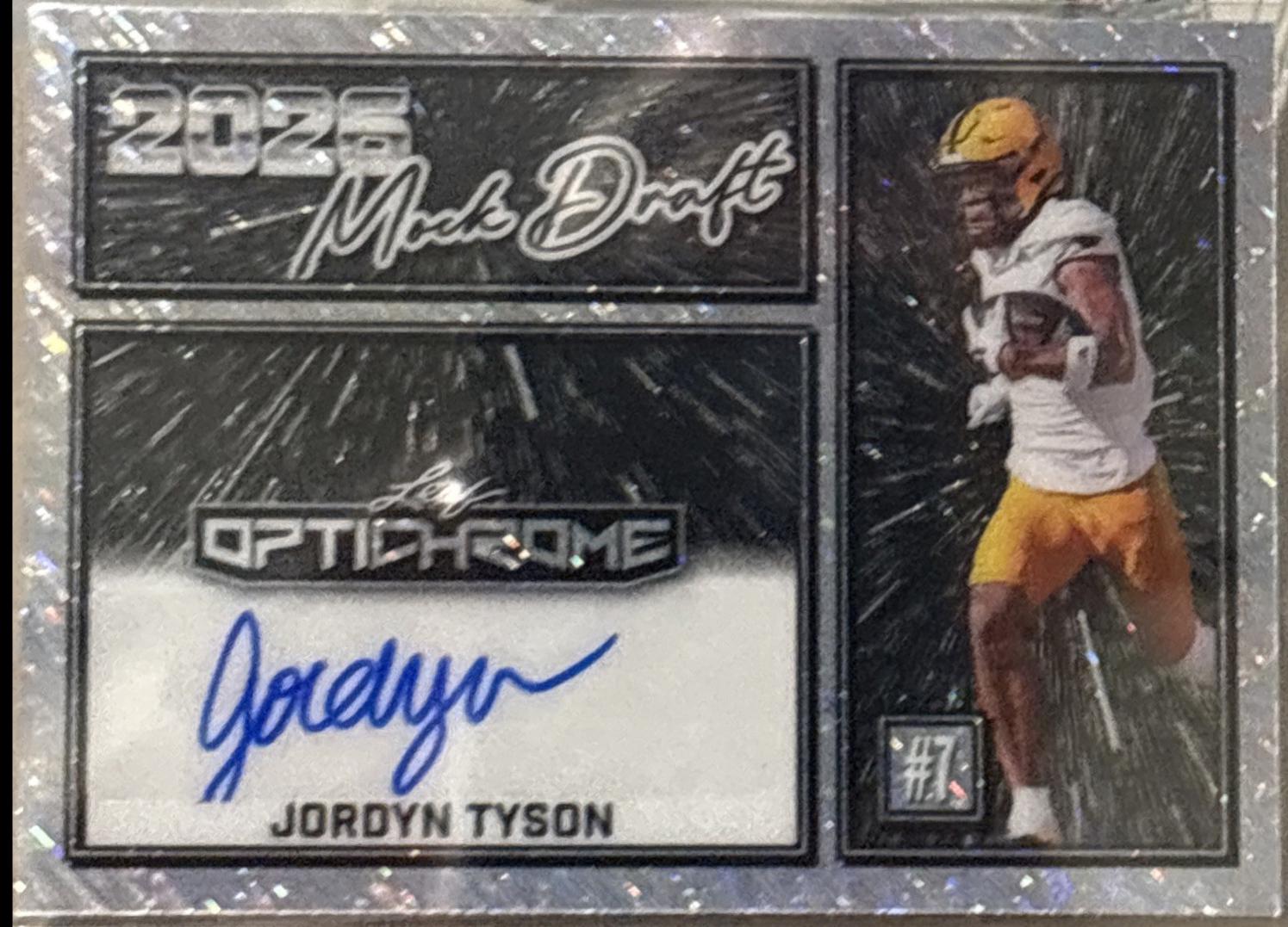 Jordyn Tyson [Shimmer Silver] #MA-JT1