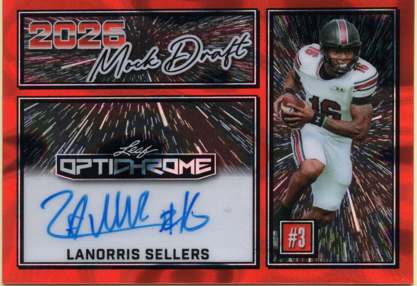 LaNorris Sellers [Prismatic Red] #MA-LNS