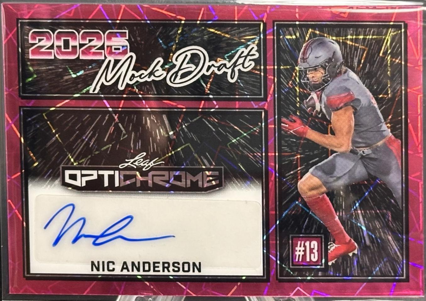 Nic Anderson [Lazer Pink] #MA-NA1