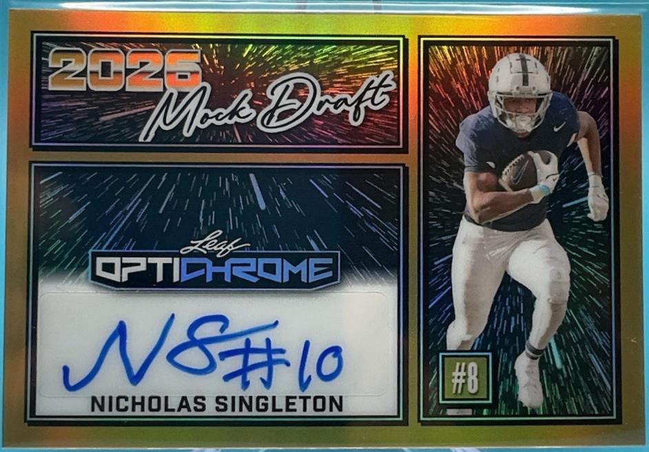 Nicholas Singleton [Prismatic Gold] #MA-NS1