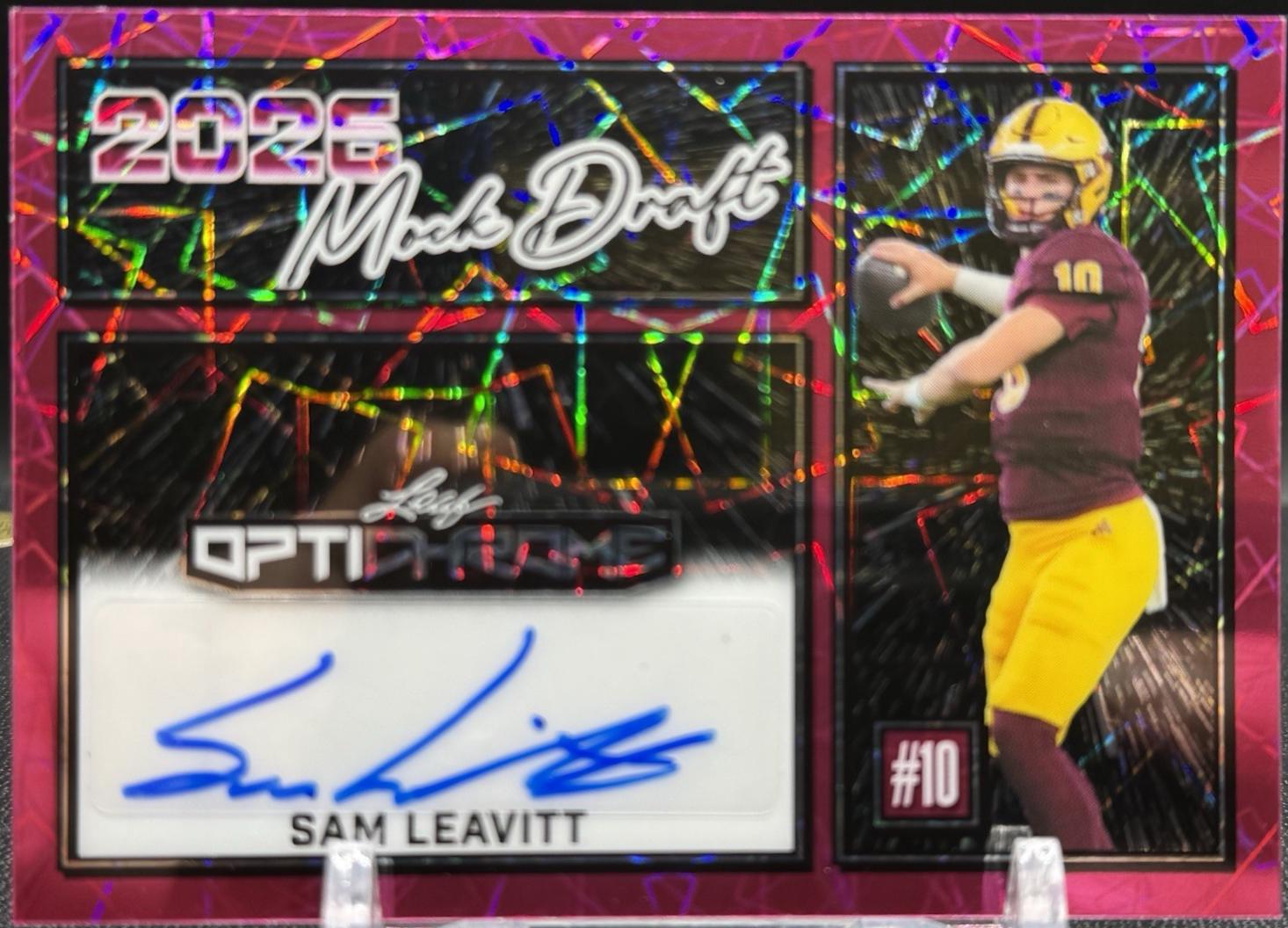 Sam Leavitt [Lazer Pink] #MA-SL1