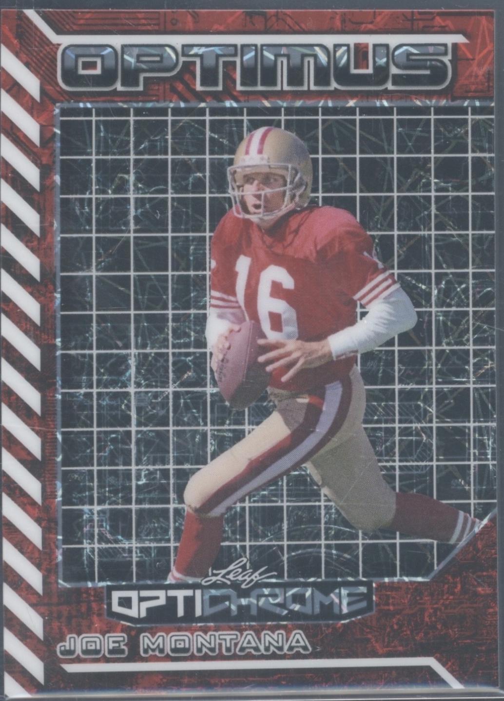 Joe Montana [Lazer Red] #OB-29
