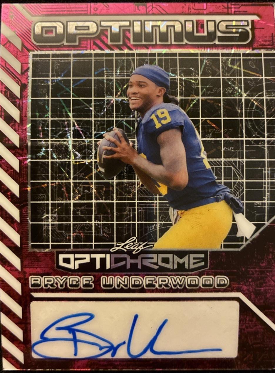 Bryce Underwood [Lazer Pink] #OA-BU1