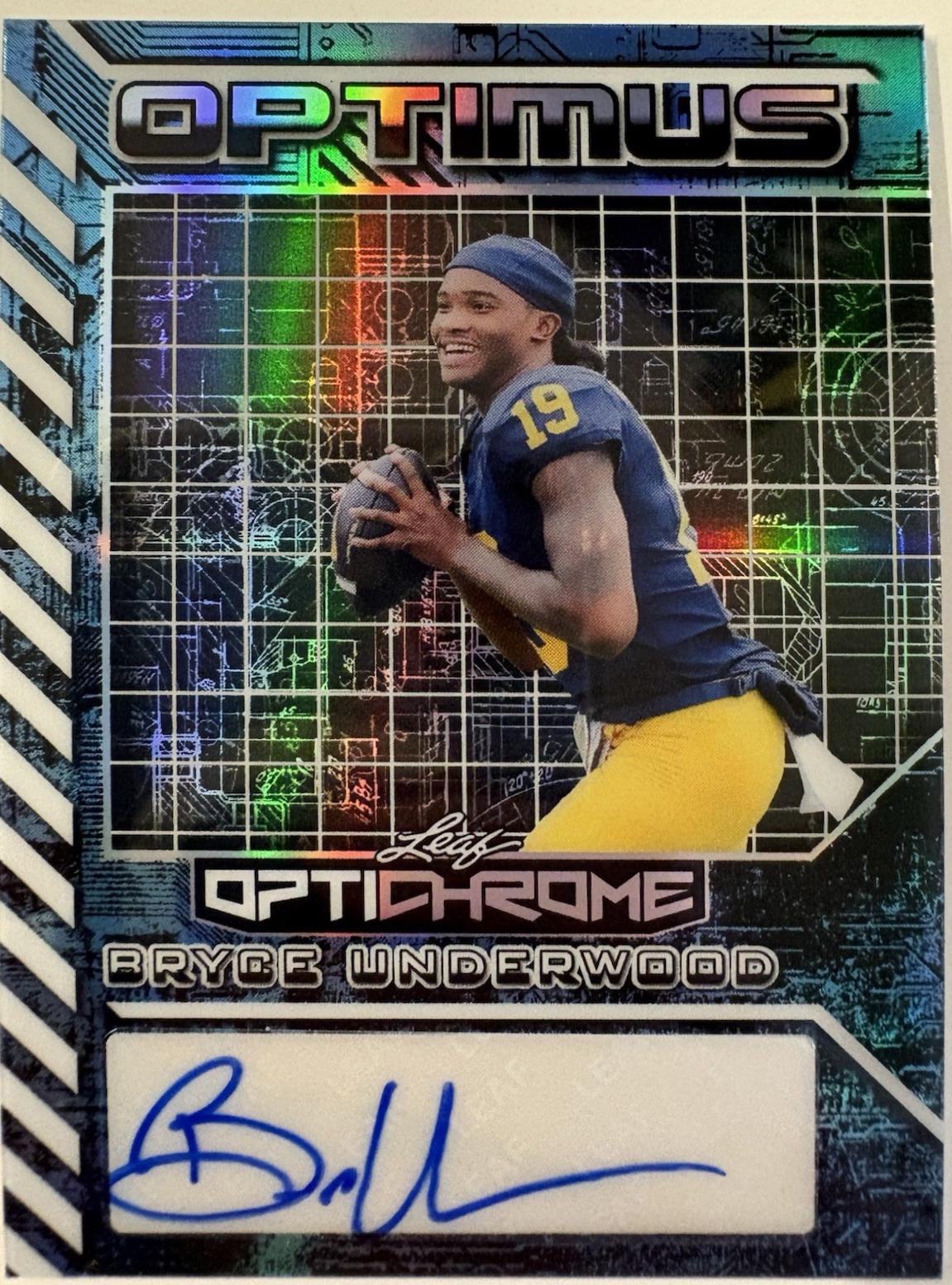 Bryce Underwood [Prismatic Blue] #OA-BU1