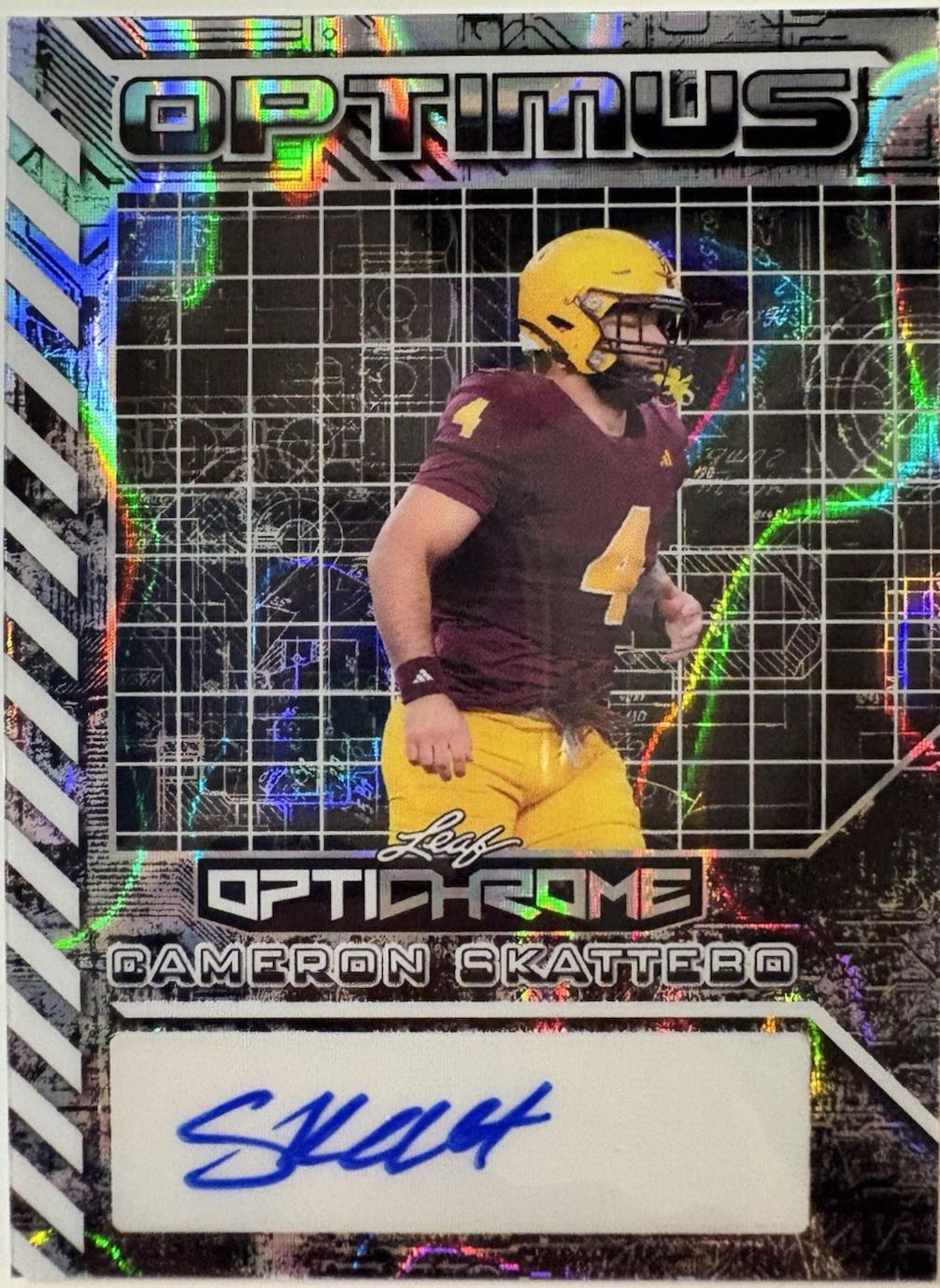 Cameron Skattebo [Lava Silver] #OA-CS1