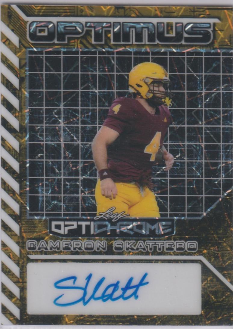 Cameron Skattebo [Lazer Gold] #OA-CS1