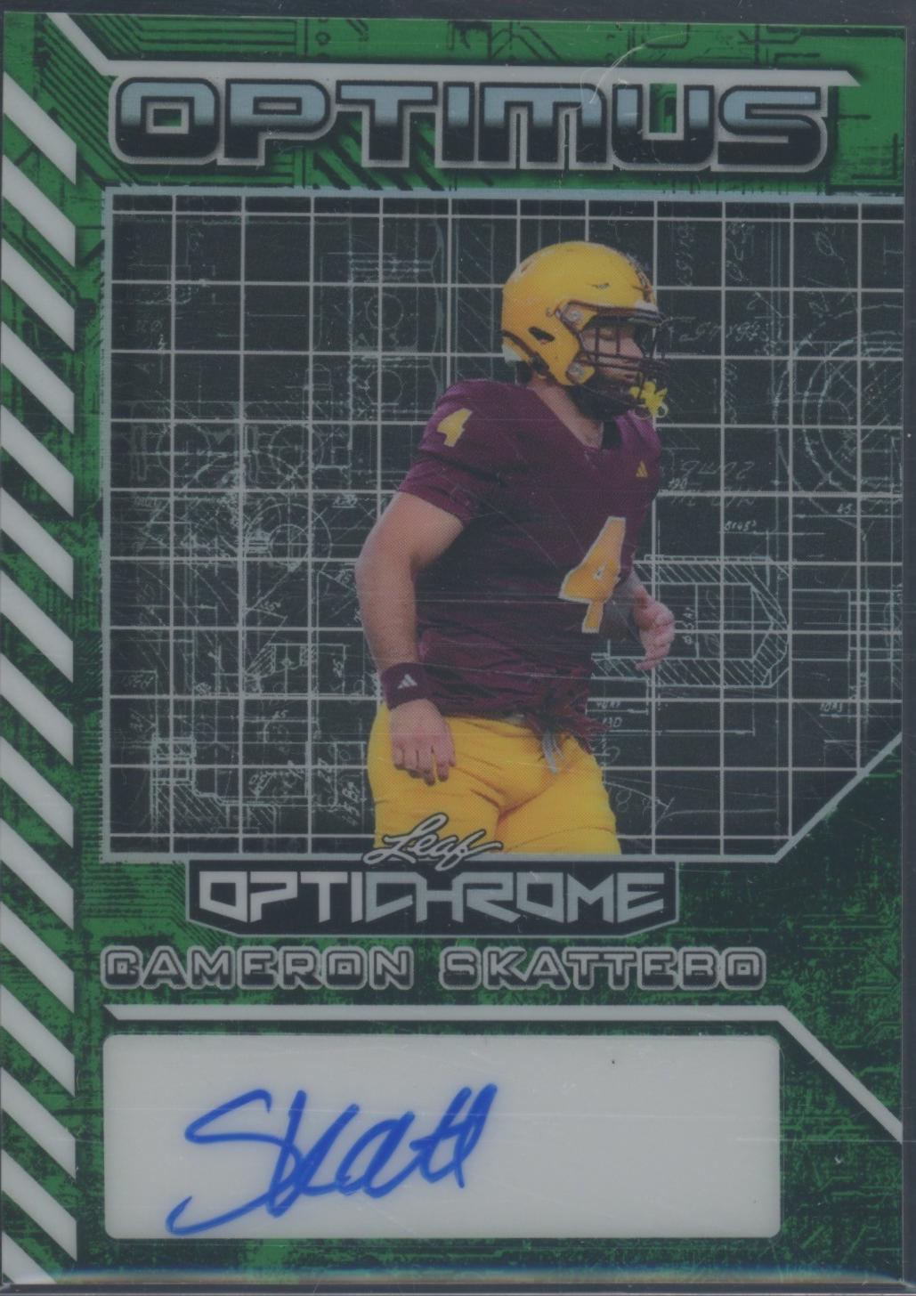 Cameron Skattebo [Prismatic Green] #OA-CS1