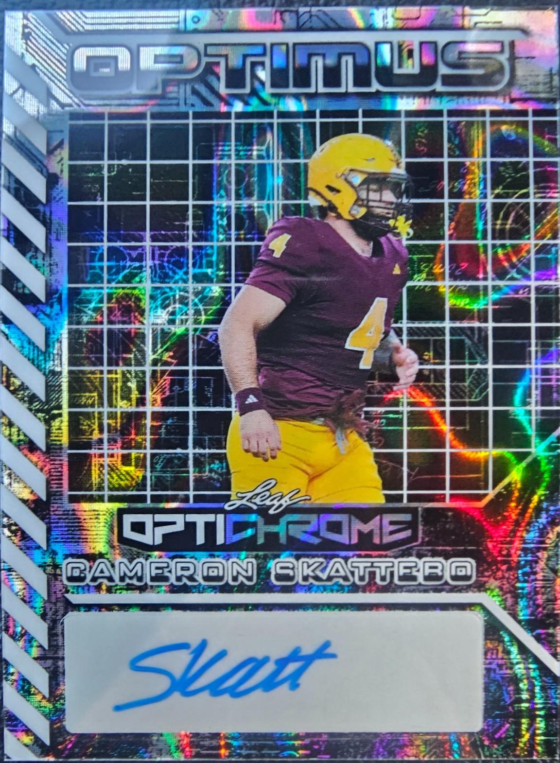 Cameron Skattebo [Prismatic Silver] #OA-CS1