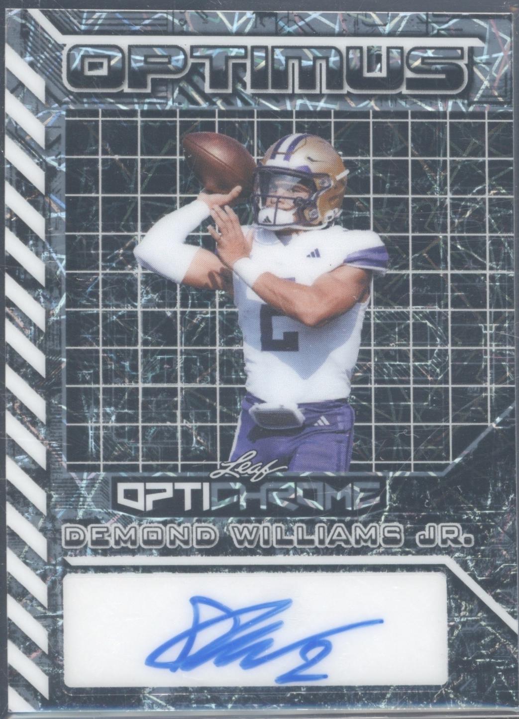 Demond Williams Jr. [Lazer Silver] #OA-DWJ
