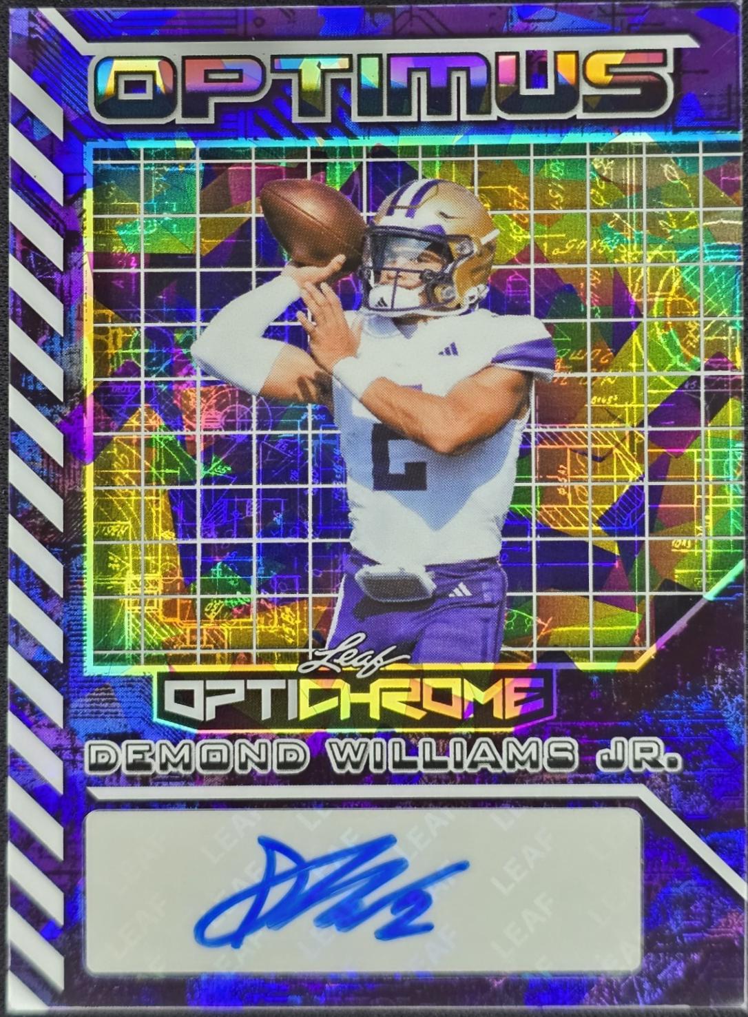 Demond Williams Jr. [Prismatic Purple] #OA-DWJ