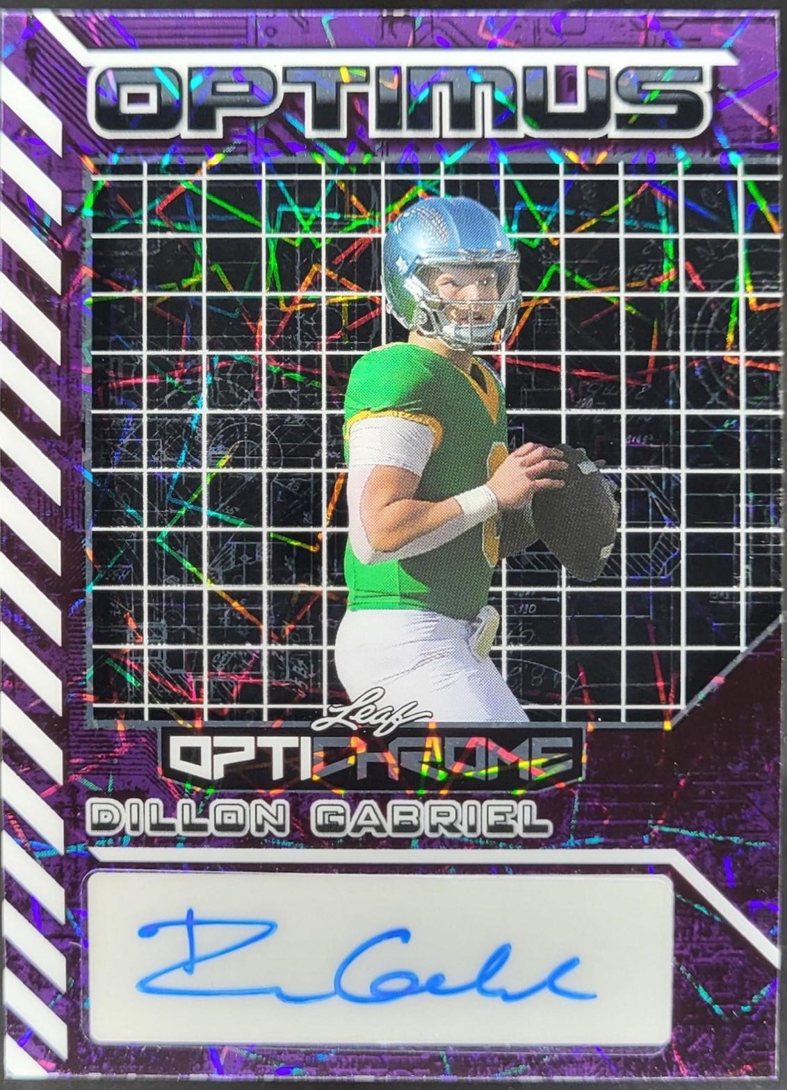 Dillon Gabriel [Lazer Purple] #OA-DG1