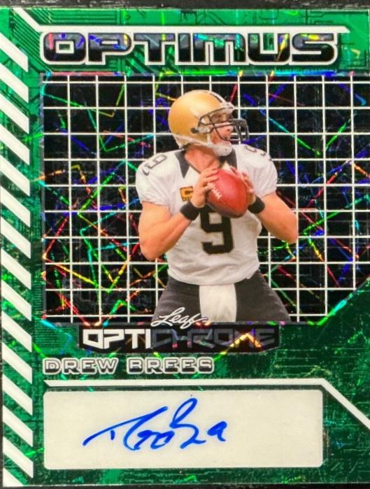 Drew Brees [Lazer Green] #OA-DB1