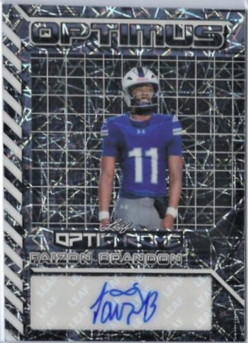 Faizon Brandon [Lazer Silver] #OA-FB1