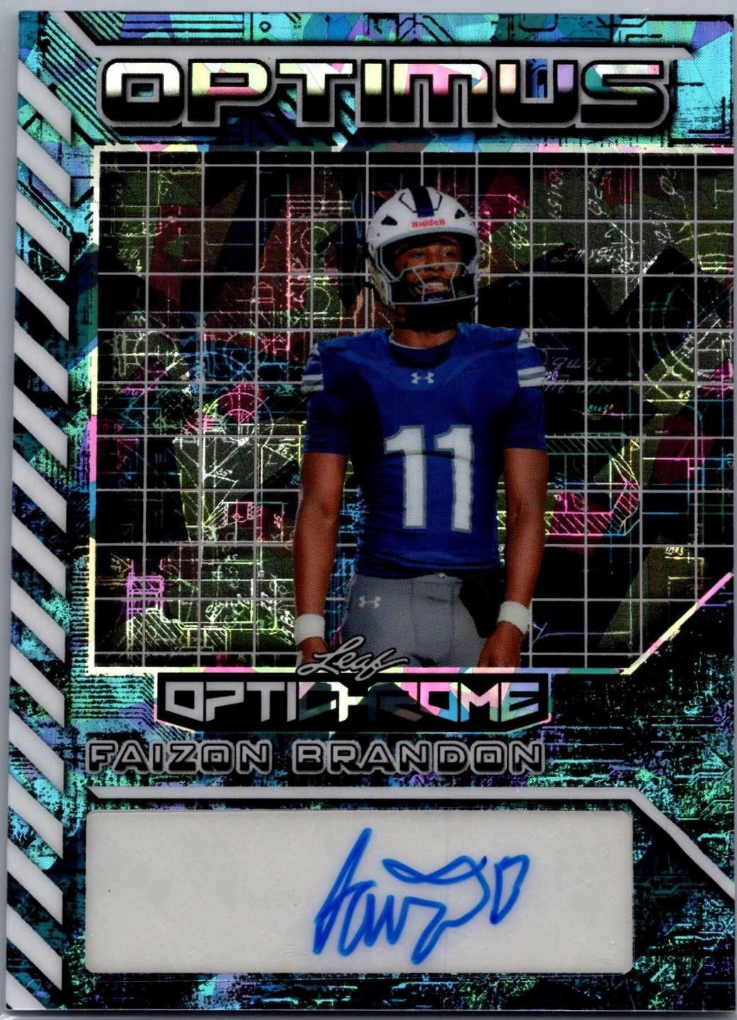 Faizon Brandon [Prismatic Blue] #OA-FB1