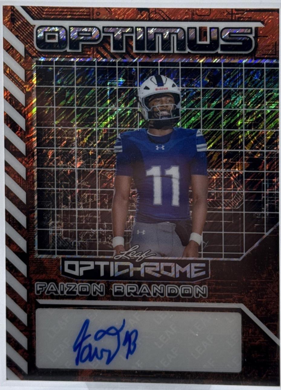 Faizon Brandon [Prismatic Orange] #OA-FB1