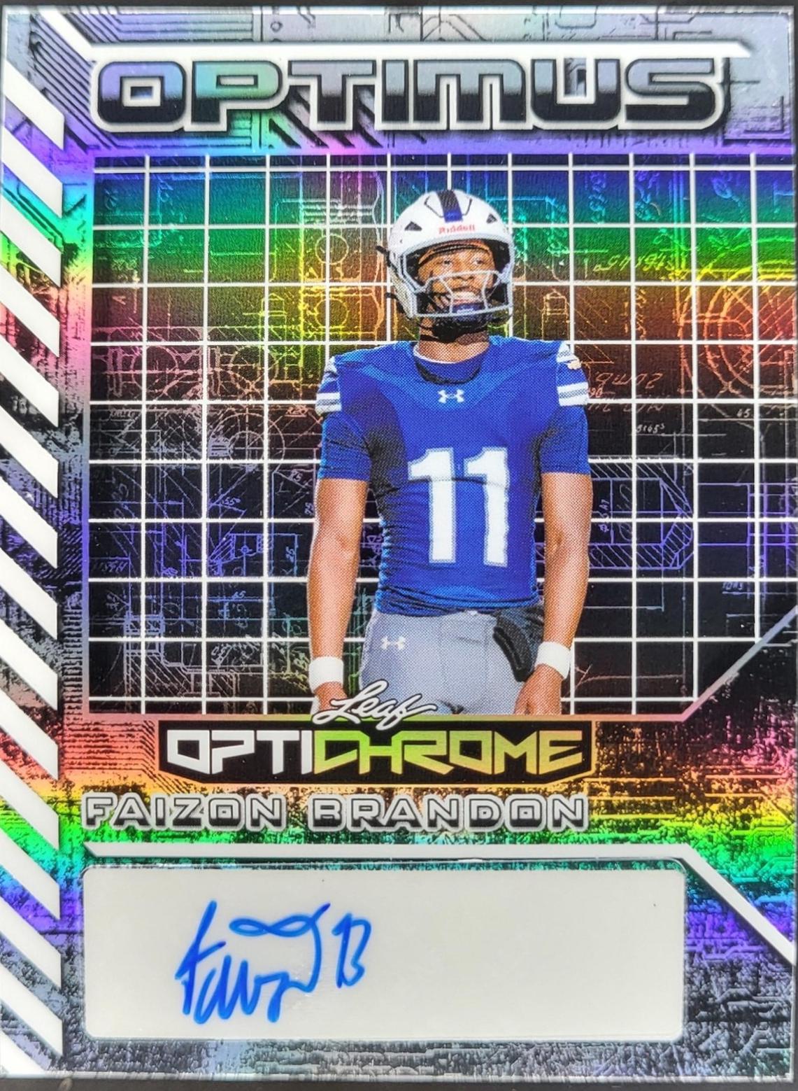 Faizon Brandon [Prismatic Silver] #OA-FB1