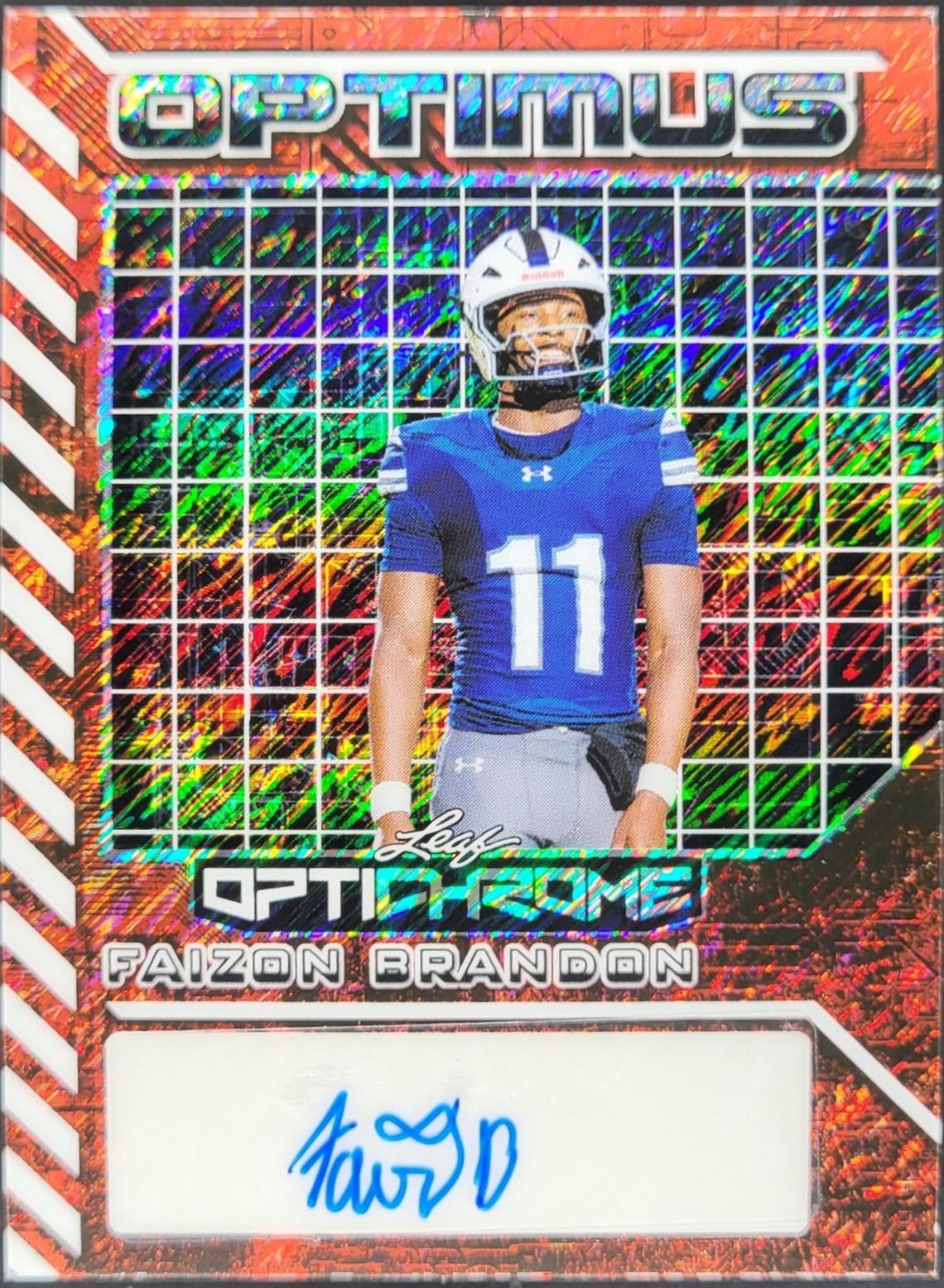 Faizon Brandon [Shimmer Red] #OA-FB1