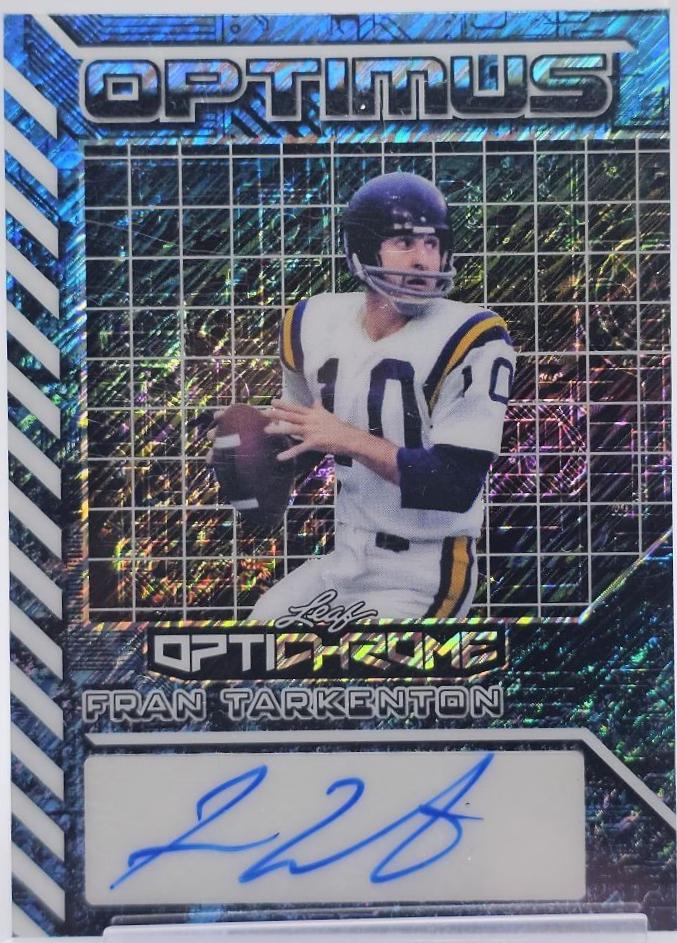 Fran Tarkenton [Shimmer Blue] #OA-FT1