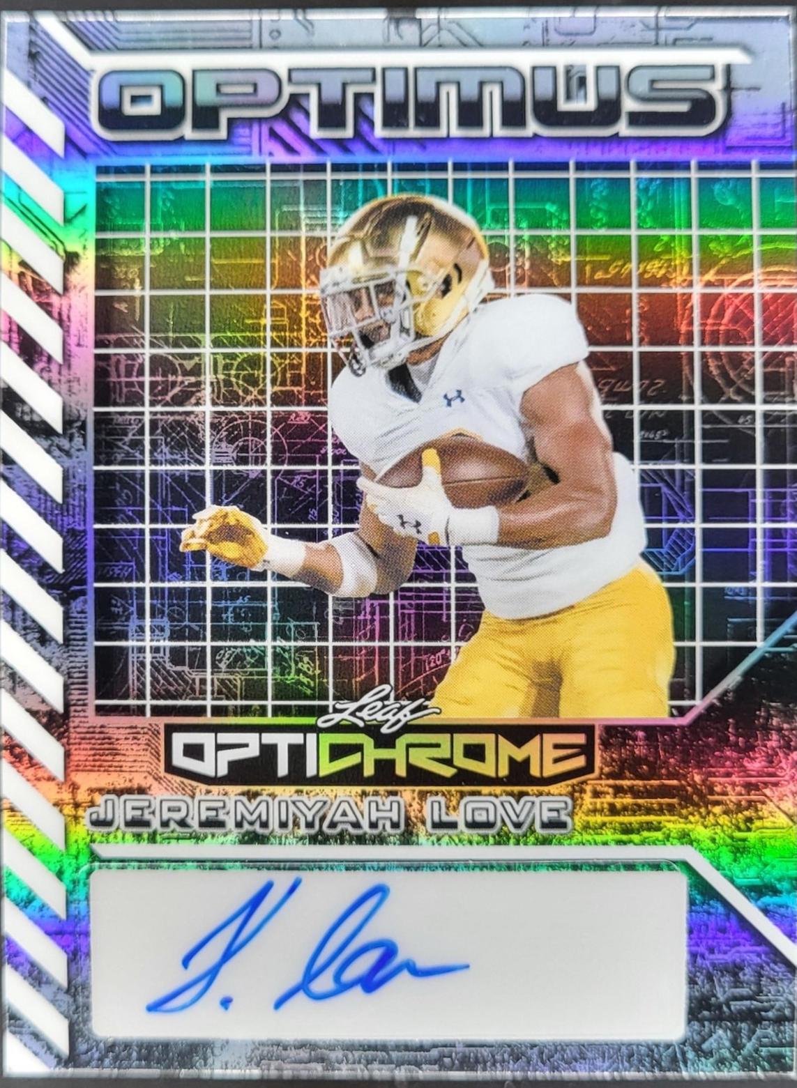 Jeremiyah Love [Prismatic Silver] #OA-JL1