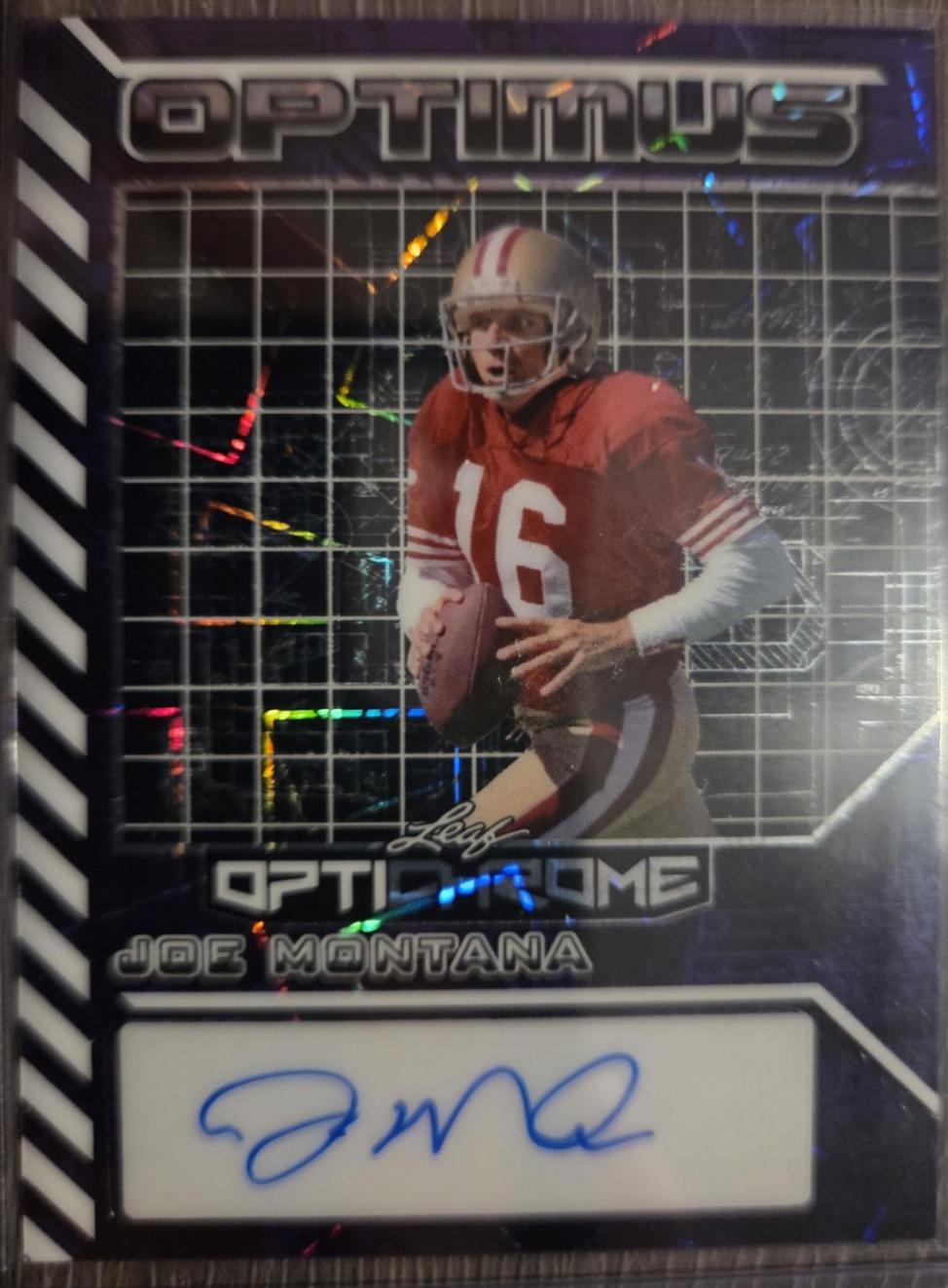 Joe Montana [Lazer Purple] #OA-JM1