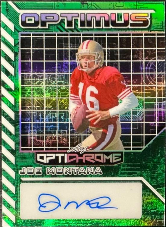 Joe Montana [Prismatic Green] #OA-JM1
