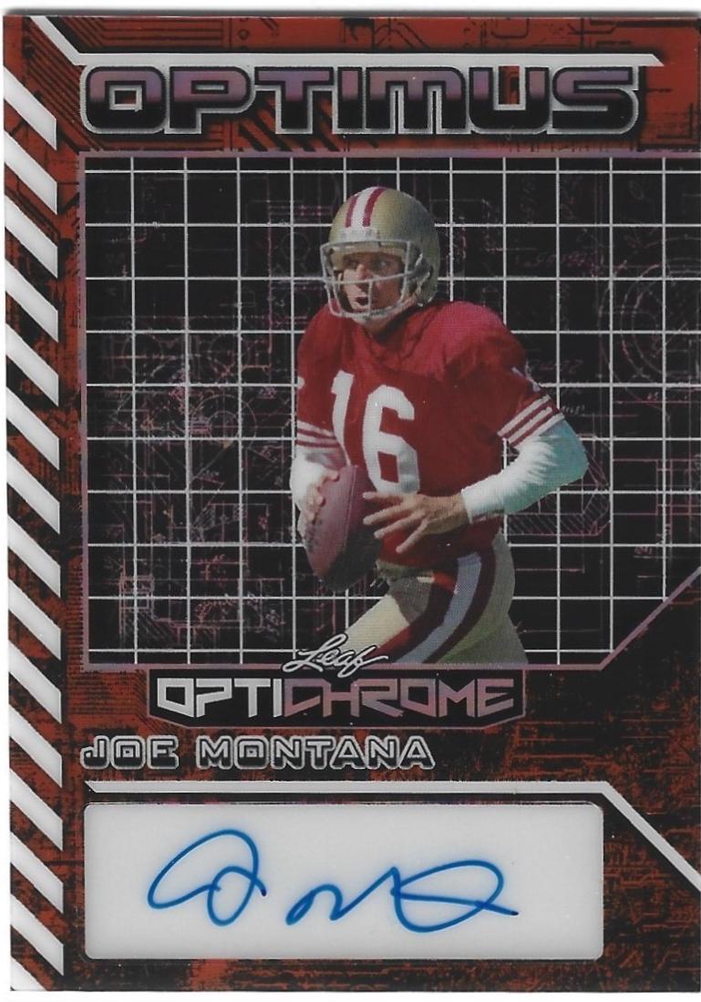 Joe Montana [Prismatic Orange] #OA-JM1