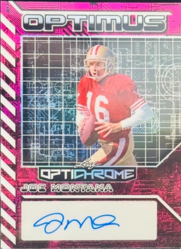 Joe Montana [Prismatic Pink] #OA-JM1